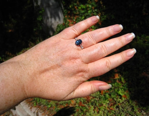 3 carat oval sapphire ring deals