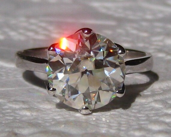 Lily Solitaire Engagement Ring Mount Etsy Australia