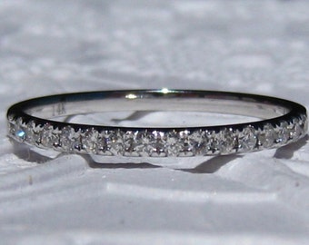 Gold Diamond Wedding Band