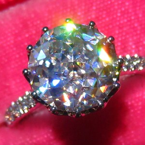 Jubilee Cut Classique Moissanite in Magnolia Gold Solitaire Engagement Ring