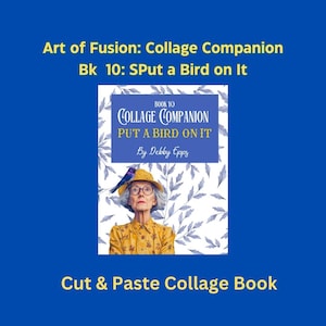 Libro de imágenes prediseñadas de collage de aves de Debby Epps Libro de imágenes prediseñadas de collage para cortar y pegar Libro de imágenes prediseñadas de collage efímeras