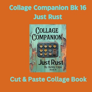 Just Rust Collage Clipart Book por Debby Epps Rust Ephemera Cortar e Colar Colagem Companion Clipart Colagem Ephemera Book