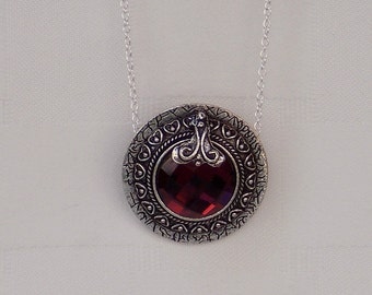 Amethyst Sparkle Pendant, Amethyst Necklace Jewelry
