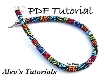 Anemone Crochet Bead Necklace Pattern – Intermediate/Advanced (PDF Pattern)