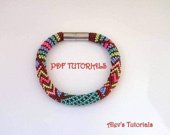 Laitris Bracelet - Crochet Bead Bracelet Pattern - Crochet Bead Bracelet Tutorial - Bracelet Tutorial