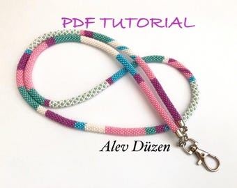 Crochet Bead Necklace Pattern – Intermediate Level Tutorial (PDF Pattern)