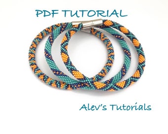 Crochet Bead Bracelet Pattern – Sunflower Style (PDF Tutorial)