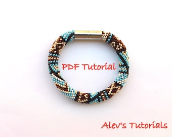 Crochet Bead Bracelet Pattern – Brown Creeper Tutorial (PDF)