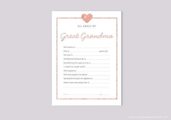 Printable All Regarding My Perfect Grandma Quick Down load, Moms Working day Questionnaire, Grandparents Working day Present, Red Blank card Grandkids small children graphic about All About Grandma Printable identified as Printable All More than My Wonderful Grandma Quick Down load, Moms Working day Questionnaire, Grandparents Working day Present, Purple Blank card Grandkids little ones