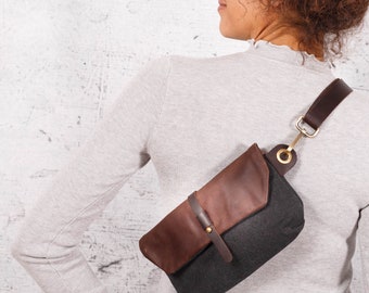 Lederen Fanny Pack voor vrouw