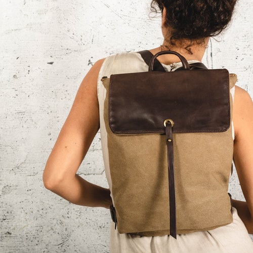 Canvas Laptop Backpack, 15