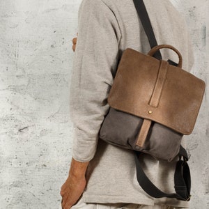Vegan Leather Backpack