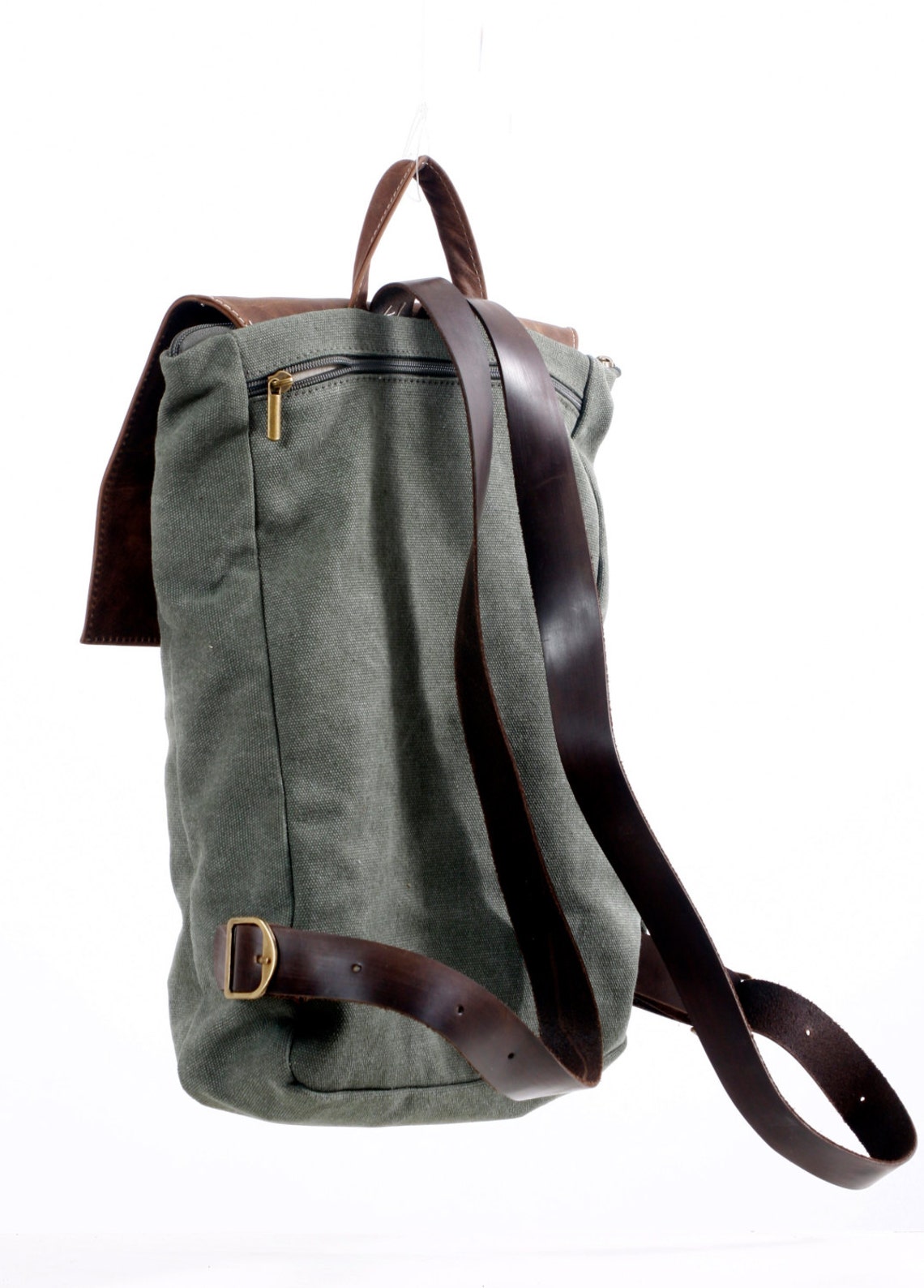 SANDRINGHAM LAPTOP BAG - ARMY GREEN