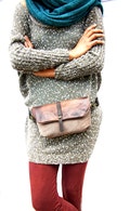 Brown Leather Cross Body Pouch product logo