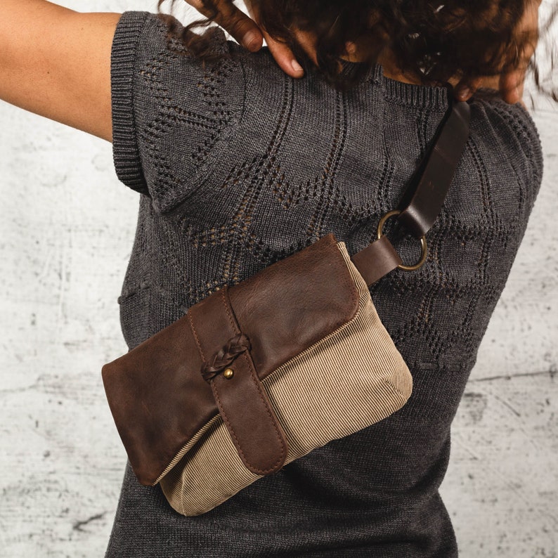 Leder Fanny Pack Hip Bag Damen Etsy