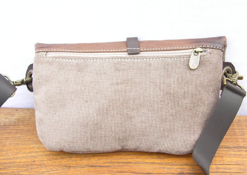 Brown Leather Cross Body Pouch - Etsy