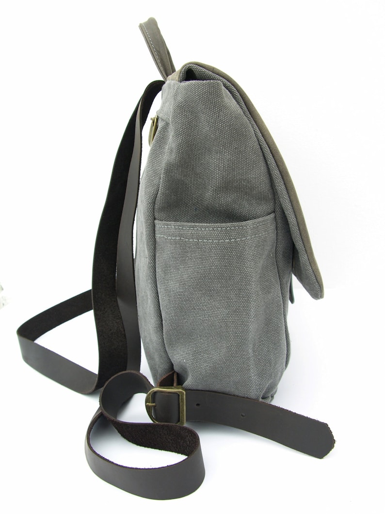 Leather Laptop Backpack Women's Laptop Bag Minimalist Etsy