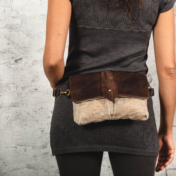 Rinoneras cruzadas de cuero para mujer Etsy Espana
