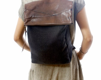 LAPTOP BAG, Black Backpack