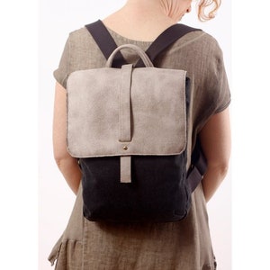 VEGAN BACKPACK,Black Backpack