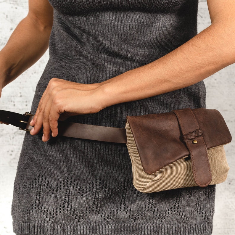 Leder Fanny Pack Hip Bag Damen Etsy