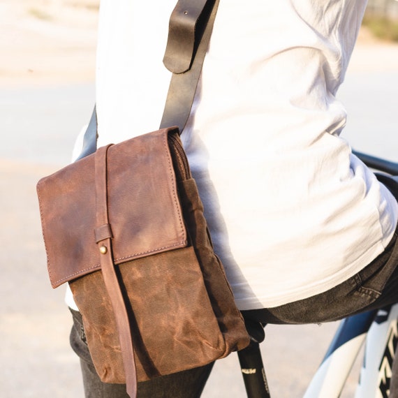 biker sling backpack