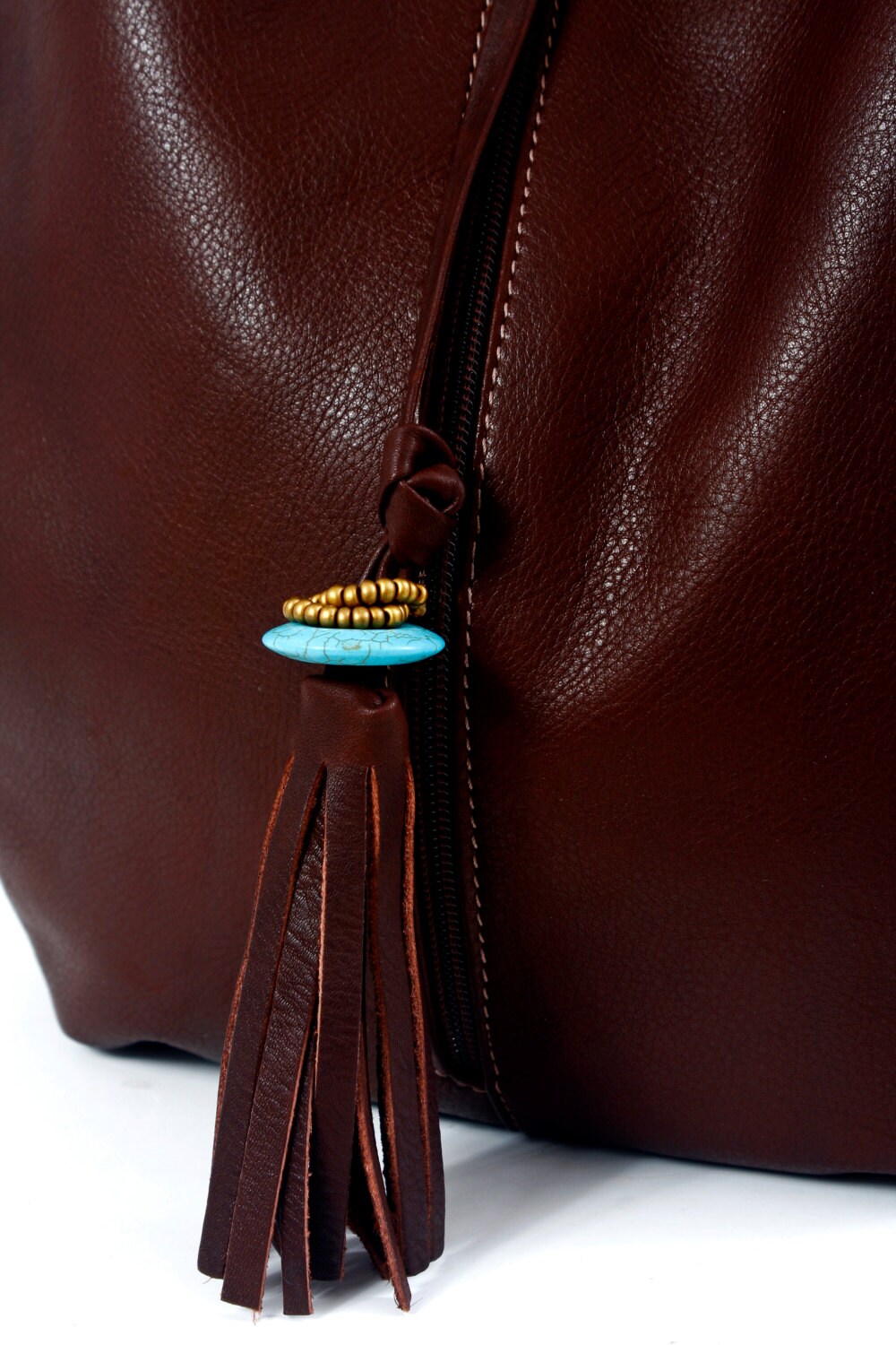 Large Tote Bag Dark Brown main image 0