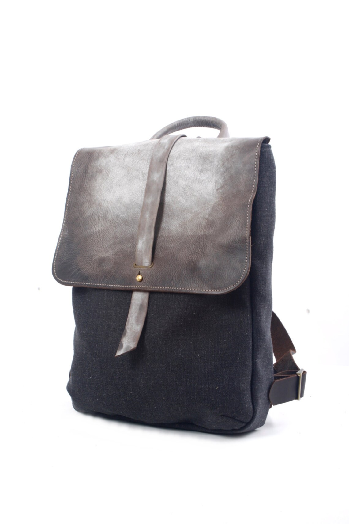 Leather Backpack Women Laptop Backpack Etsy