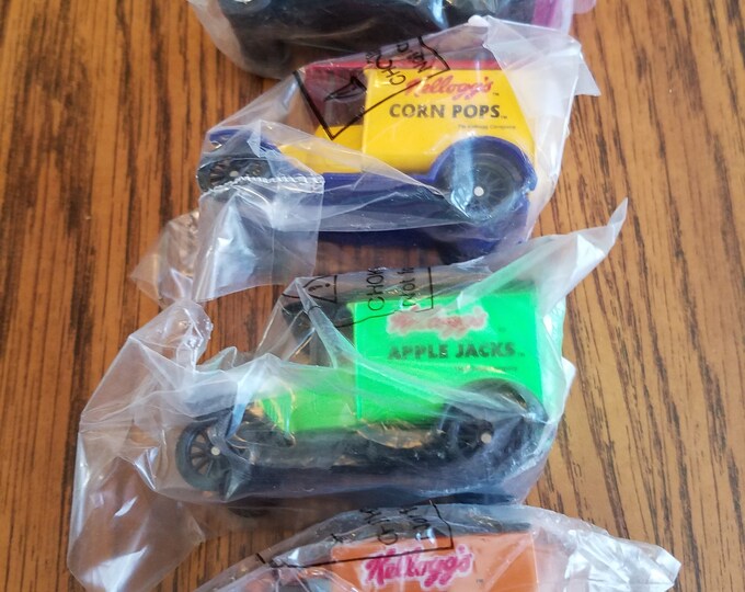 Vintage Kelloggs Cereal Model A and Modelt Toy Trucks Etsy