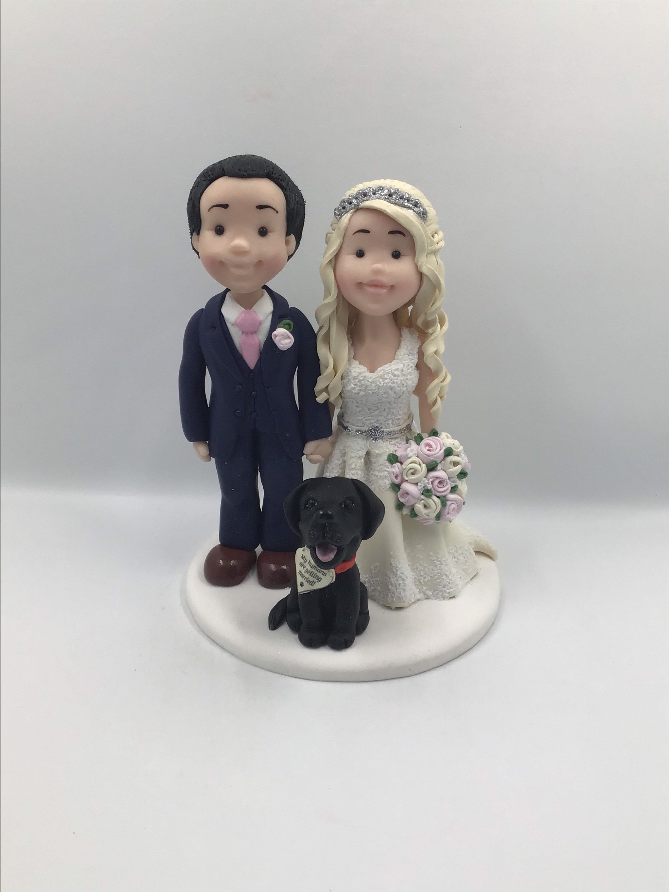 Bride and Groom Wedding Cake Toppers Personalised and Custom | Etsy UK