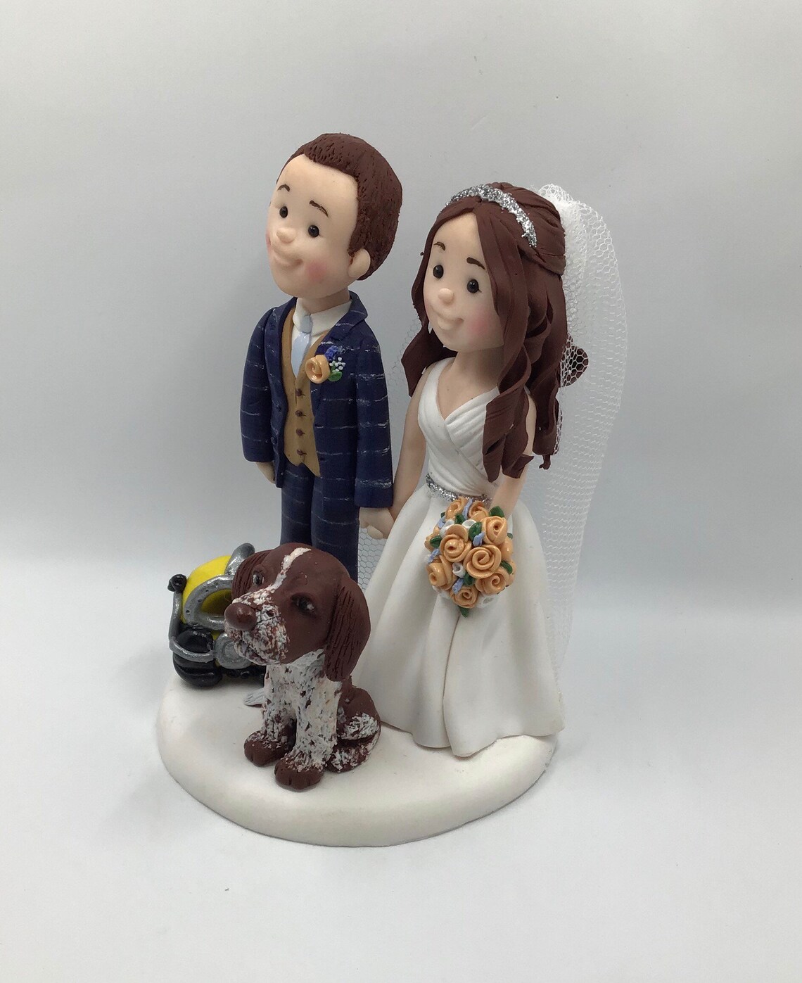 Personalised Wedding Cake Topper, Custom Wedding Cake Topper, Bride and ...