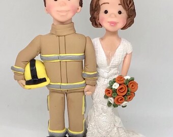 Wedding Cake Topper, custom wedding cake topper, bride and groom wedding cake topper.
