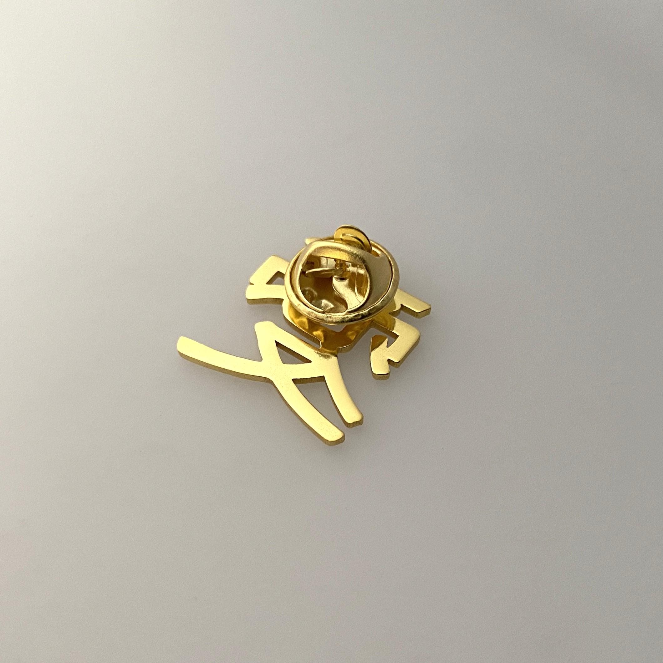Japanese Love Lapel Pin, Japanese Kanji Brooch Pin, Chinese Love