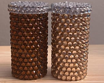 Kristallen bedazzled pillendoosje: Girly medicatie reisorganizer