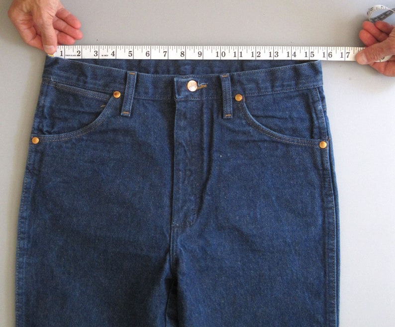 Vtg 90s Dark Blue Indigo Wrangler Jeans 936 Denim 32x32 Slim Fit 31x31