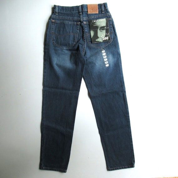 LADIES LEE JEANS VINTAGE NEW WITH TAGS Pinstripe SIZE8 REGULAR FIT.Black or Blue LADIES LEE JEANS VINTAGE NEW WITH TAGS Pinstripe SIZE8 REGULAR FIT.Black or Blue
