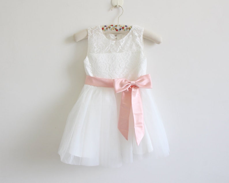 light ivory flower girl dresses