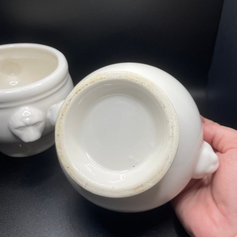 Vintage Lion Head French Onion Soup Bowls Etsy