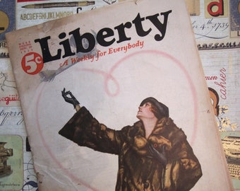 Liberty Magazine 1924 - Antique Magazine - Ephemera