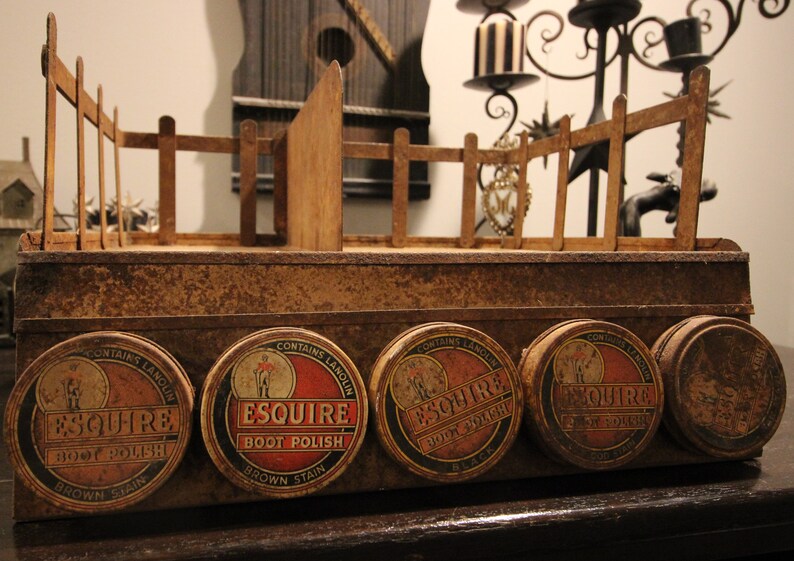 shoe polish stand