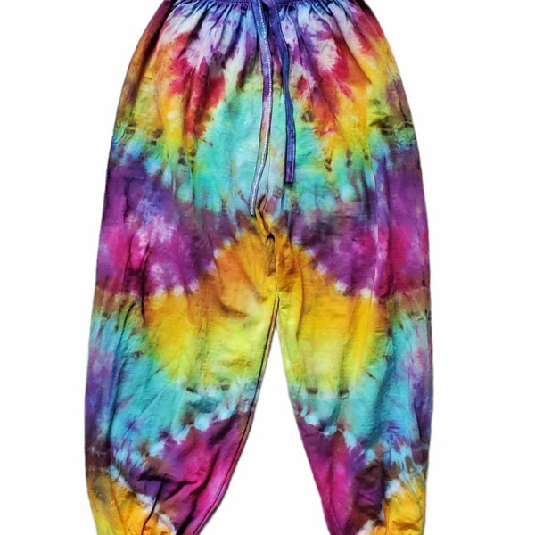 Rainbow Tie Dyed Toddler Gypsy Pants