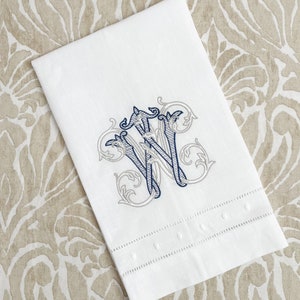 Monogrammed Guest Towel | Pagoda Tea Towel | Housewarming Gift | Hostess Gift