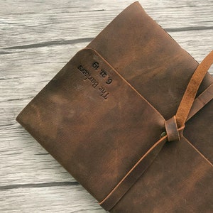 Álbum de fotos de 8 x 10, álbum de recortes de cuero, regalos de boda personalizados, libro de recuerdos, libro de visitas con imágenes, viajes en pareja, álbumes de pegatinas para bebés y familias