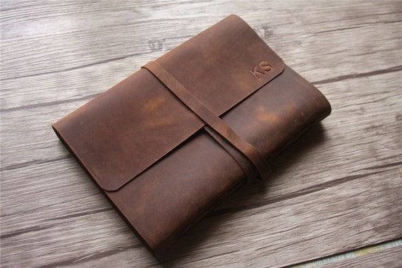 Leather Journal Bound Notebook Personalized A5 Leather Sketchbook