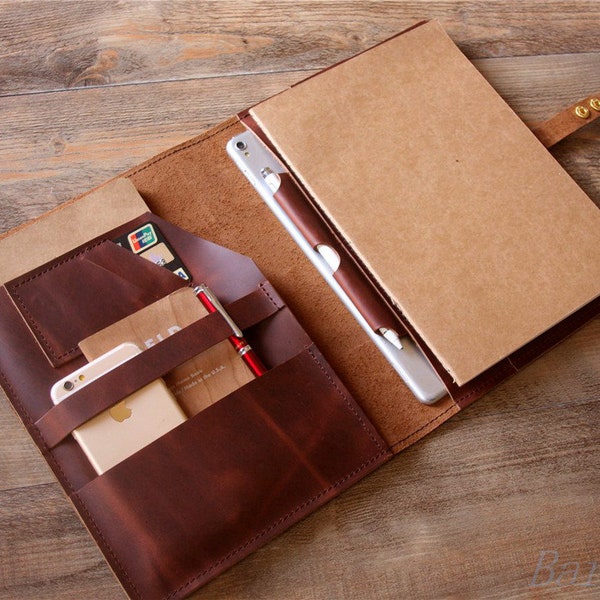 Unique Employee Gift, Corporate Gifts Ideas, client gifts, Father gift, business gift ideas, Leather Portfolio Planner, Mothers  dayGift