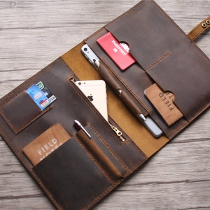 Leather iPad Air Case Personalized iPad Pro Sleeve Pencil Holder, Custom Tablet Cover for Mini, 11 12.9 10.5 9.7 inch, iPad 5 6 7 8 Cases