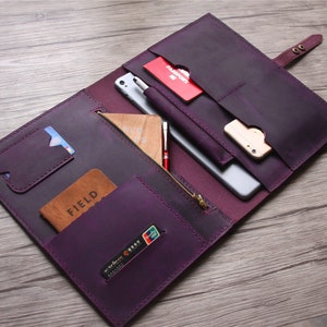 Custodia per laptop in pelle viola, custodia personalizzata per MacBook, borse per computer da 13 pollici per donne, custodia per laptop da 15 pollici per uomini Lenovo Dell Surface