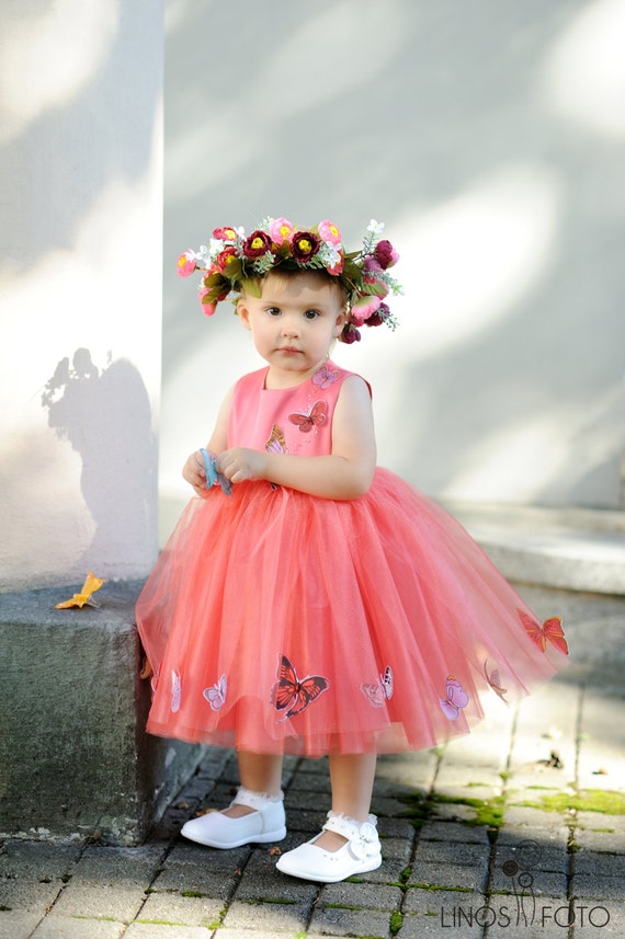 Flower girl dress Girl tutu dress Birthday dress Girl wedding | Etsy