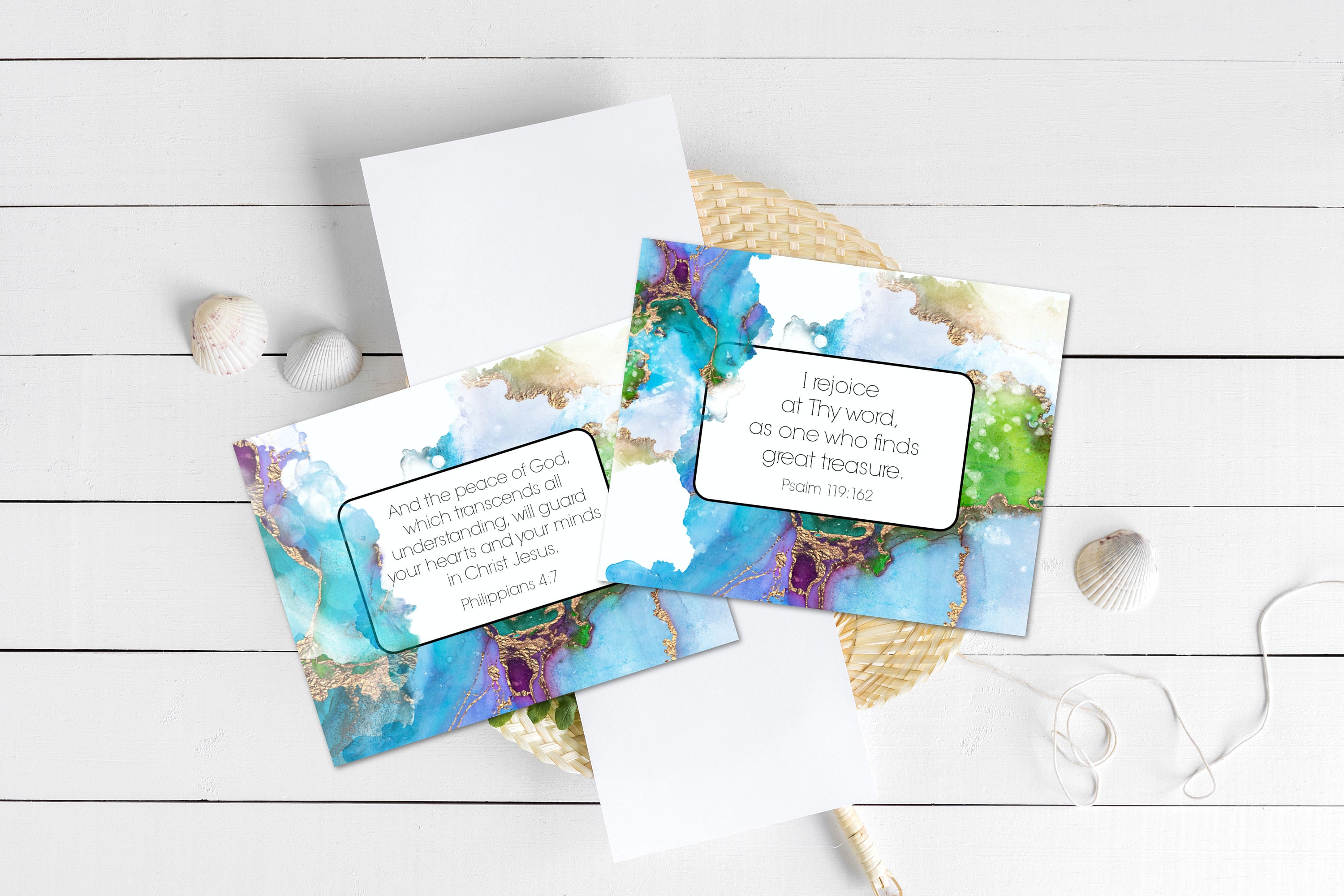 Christian Note Cards Bible Verse Cards 8 Christian Greeting Etsy