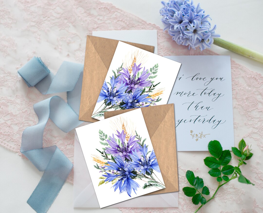 Christian Note Cards Floral Note Card Blank Note Card Etsy